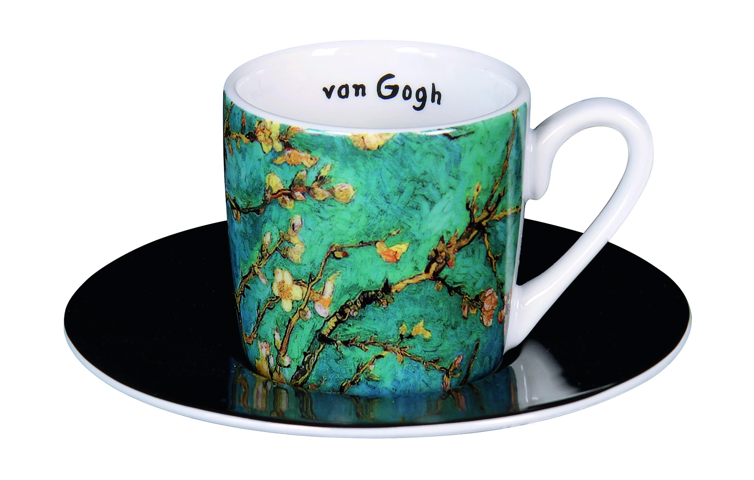 Espressotassen mit Künstlermotiven im 4er-Set - Vincent van Gogh