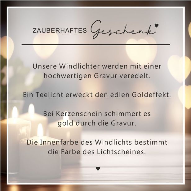 Windlicht 2er Set Hochzeit Love - personalisiert