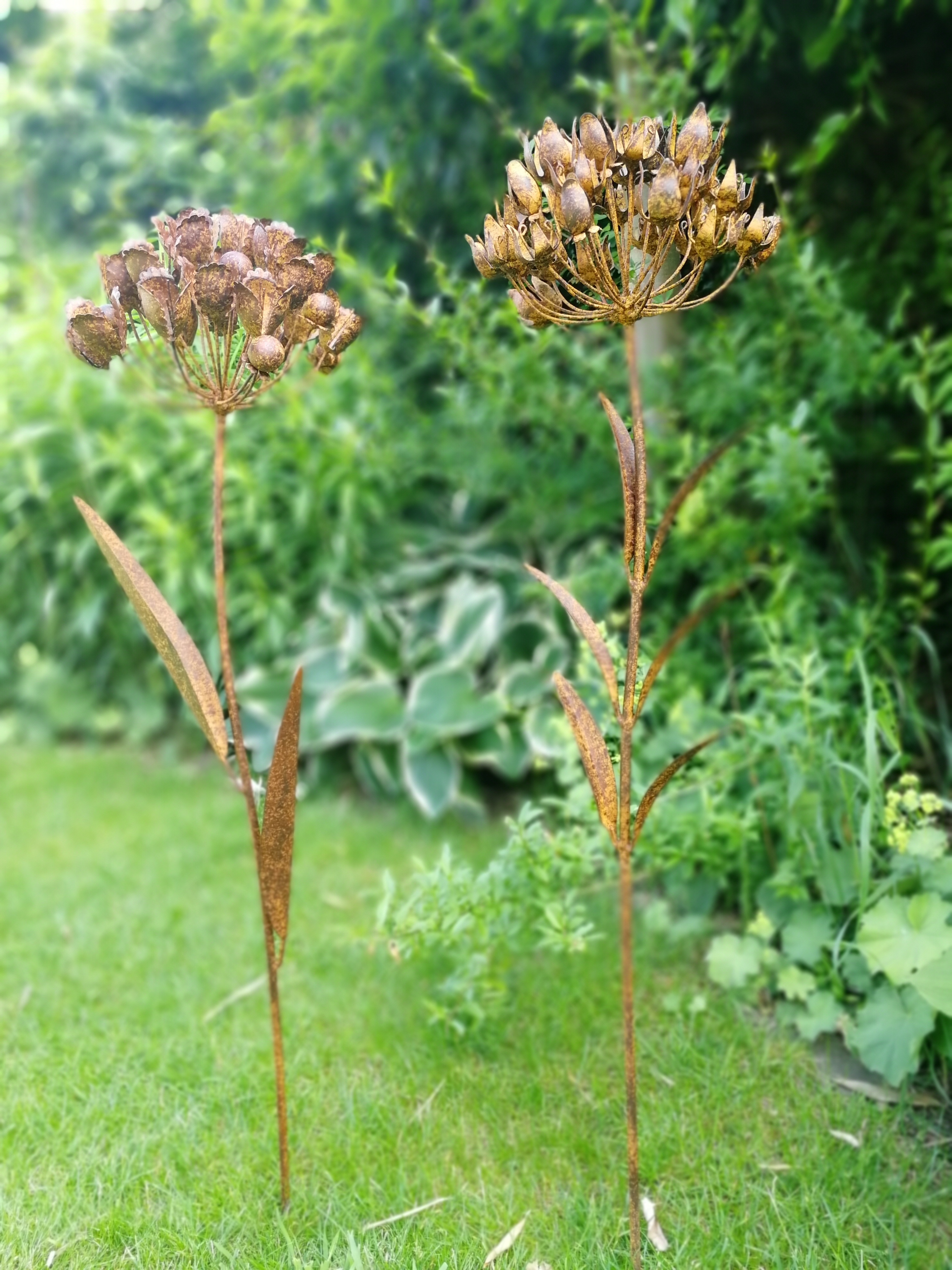Metallblume Rost – Juna | Ideen für Haus und Garten
