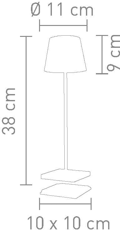 LED-Leuchte TROLL mit Akku