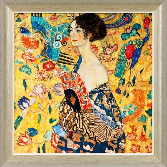 Gemälde "Dame mit Fächer" (1917-1918) – Gustav Klimt