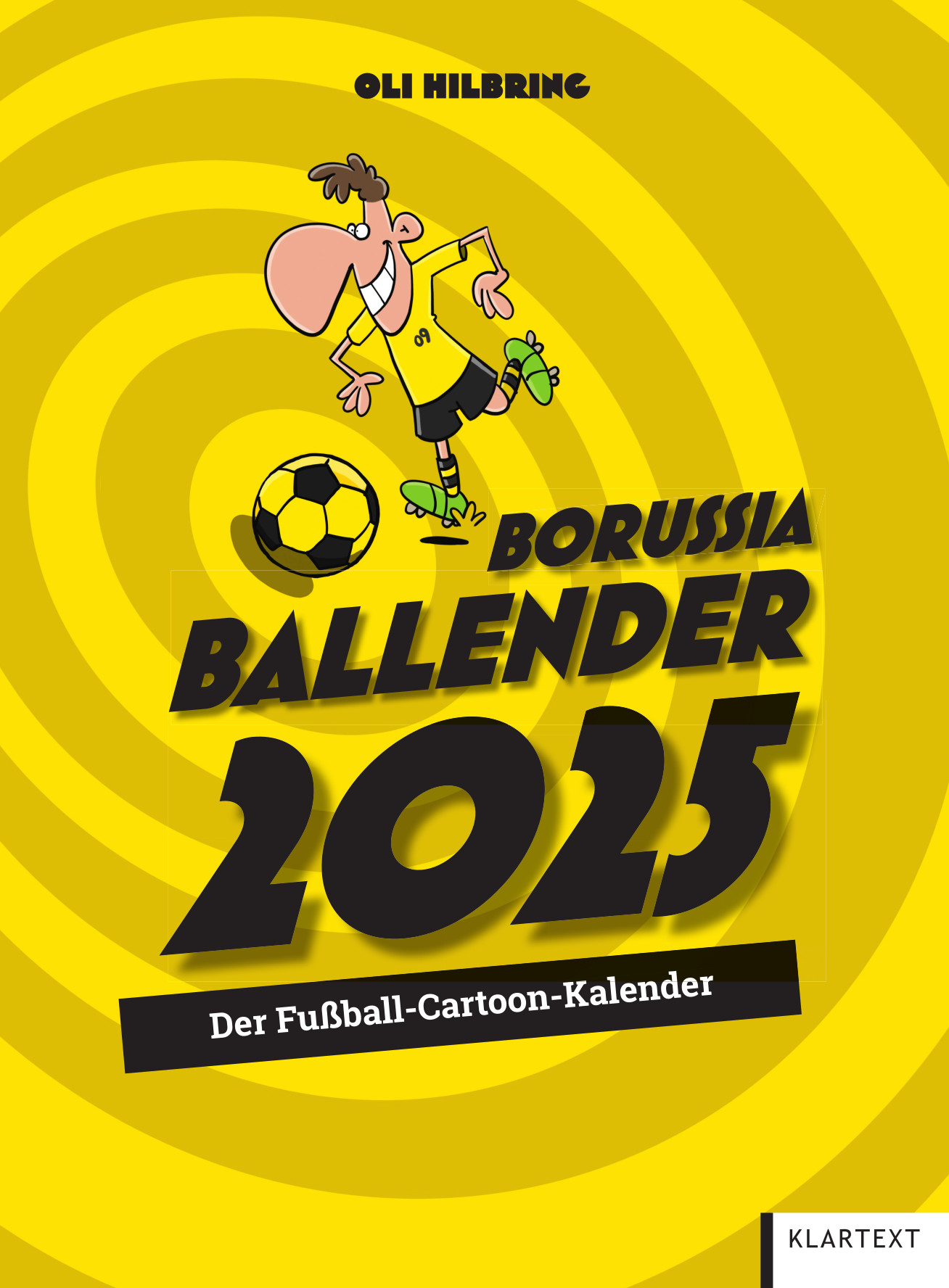 Ballender Borussia Dortmund - Der Fussball-Cartoon Kalender 2025