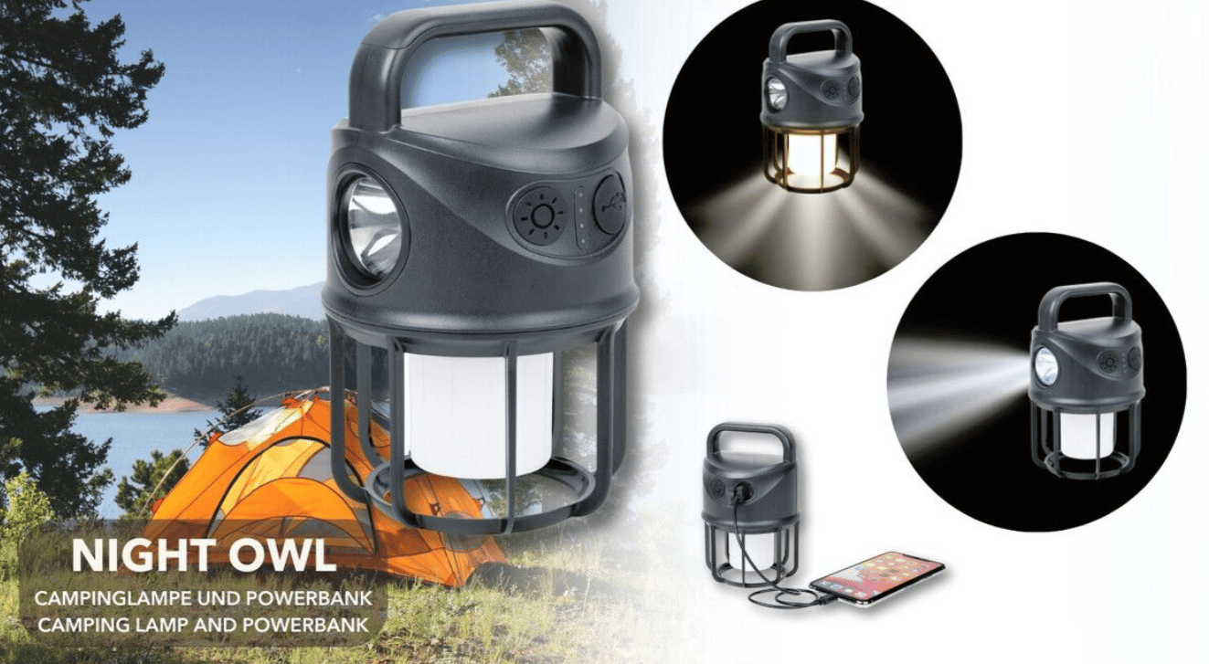 Campinglampe Night Owl