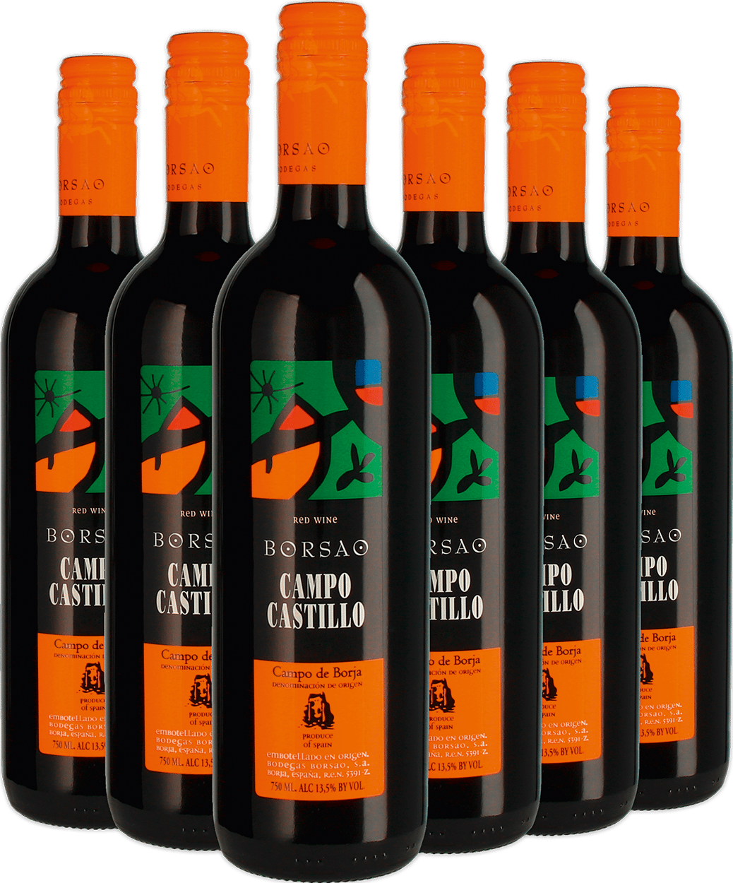 Weinpaket Campo Castillo Miró-Etikett