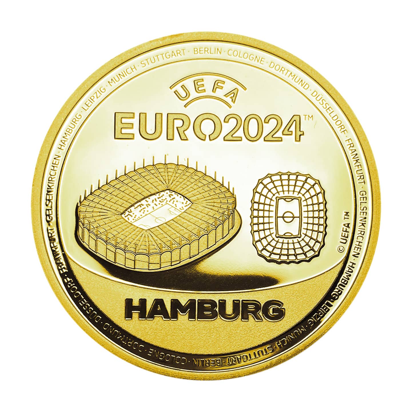 UEFA EURO 2024 Hamburg  - gold