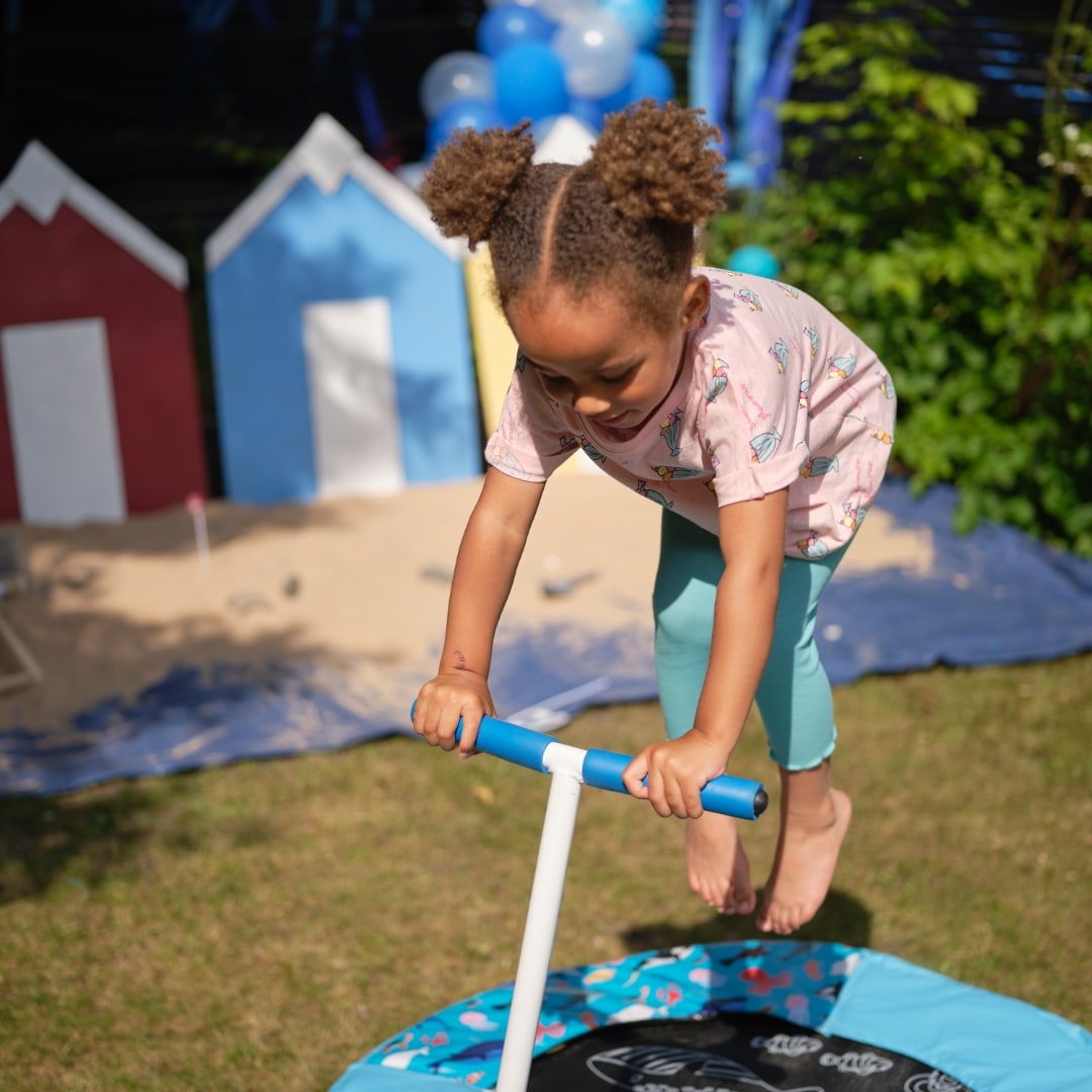 Trampolin "Junior Bouncer" mit Meeres-Sound