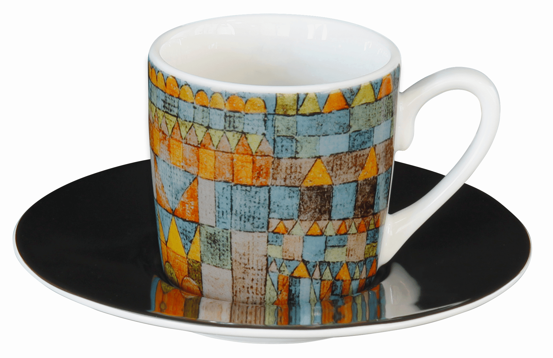 Espressotassen mit Künstlermotiven im 4er-Set - Paul Klee | Ideen für Haus und Garten