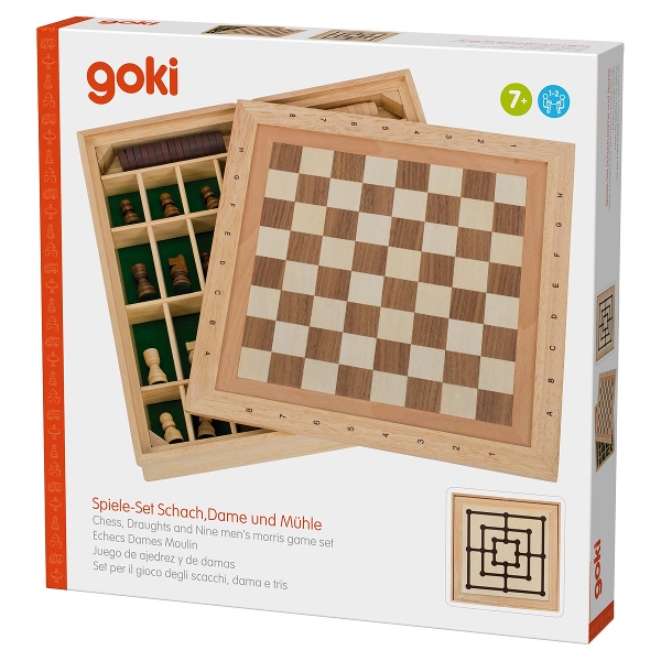 Spielesammlung Schach, Dame, Mühle