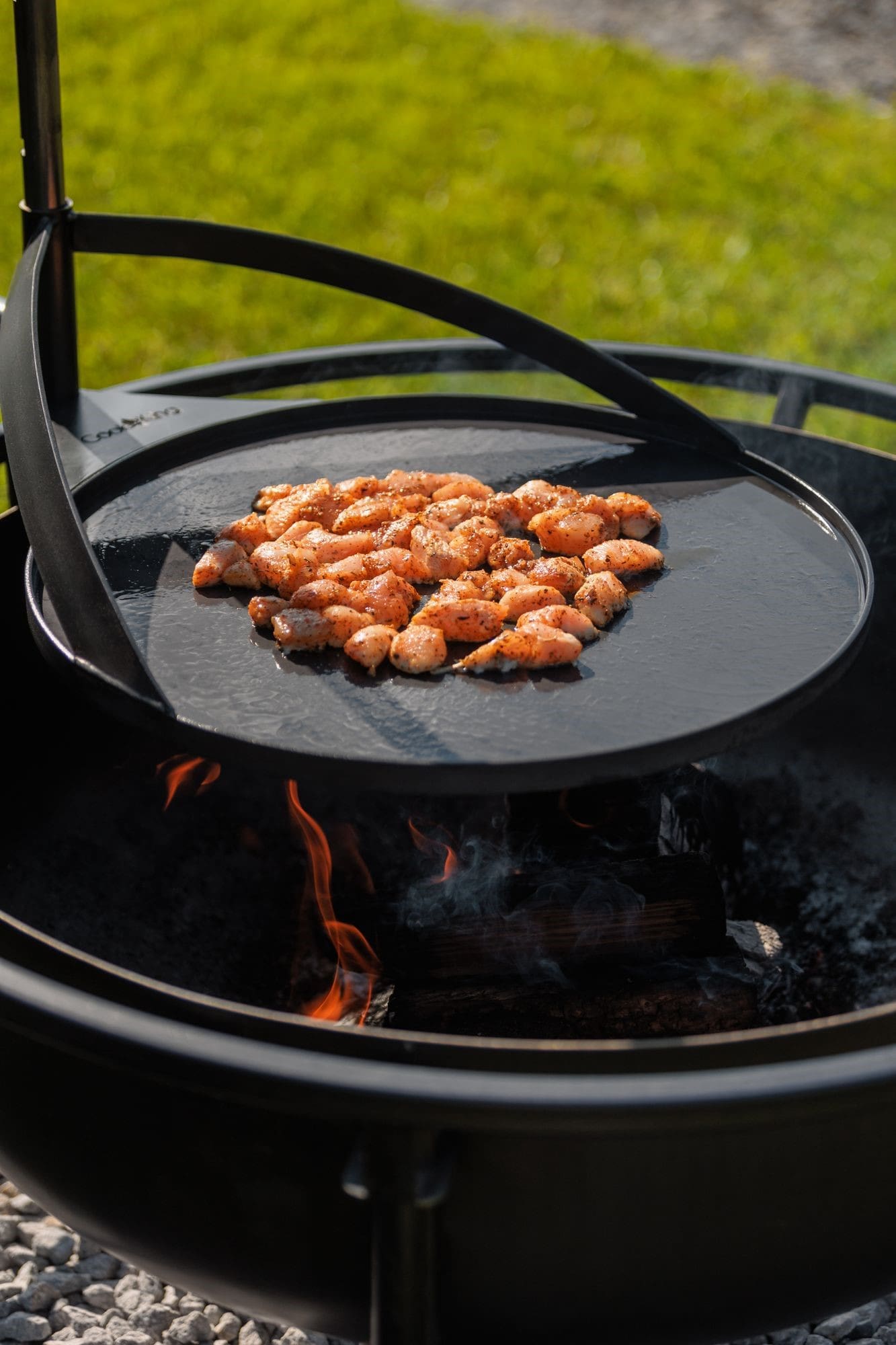 Grillplatte mit Griff für Feuerschale Arizona und Washington - Ø 50 cm