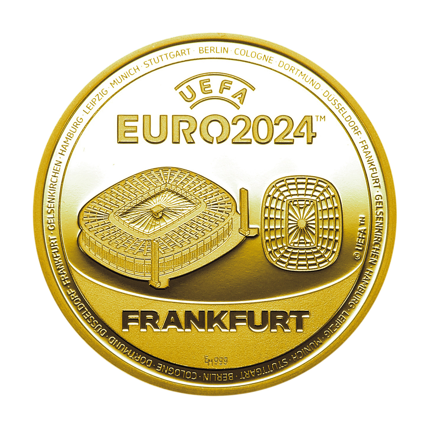 UEFA EURO 2024 Frankfurt - gold 