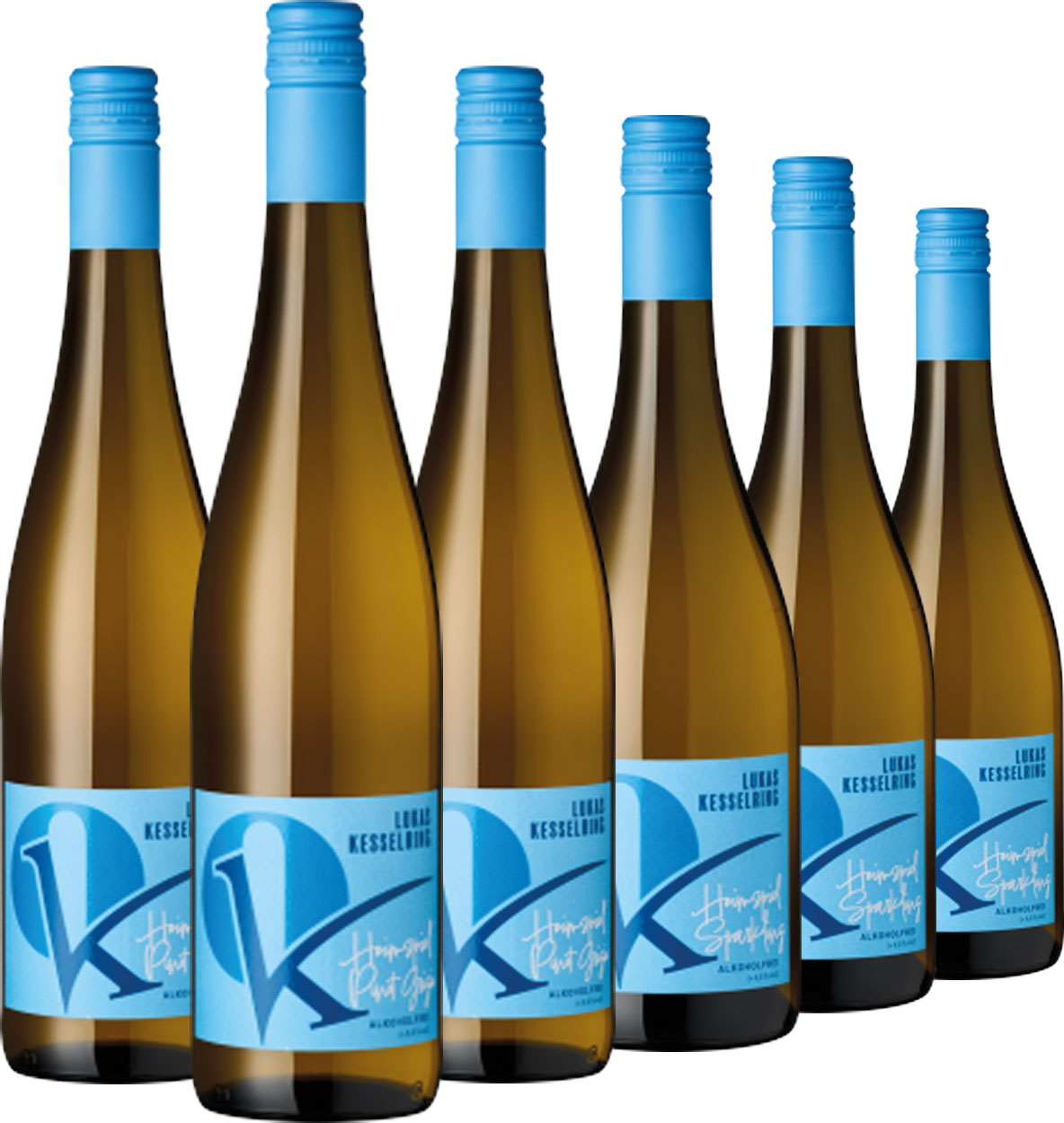 Weinpaket 6er Set | Alkoholfrei – Heimspiel