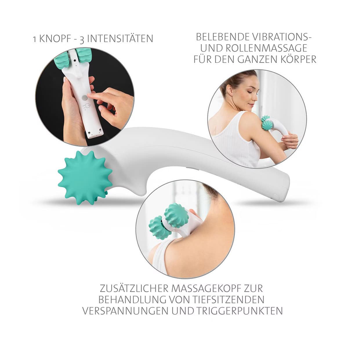 Handmassagegerät mit Rollen