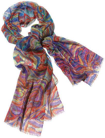 Pashmina-Schal - Regenbogen