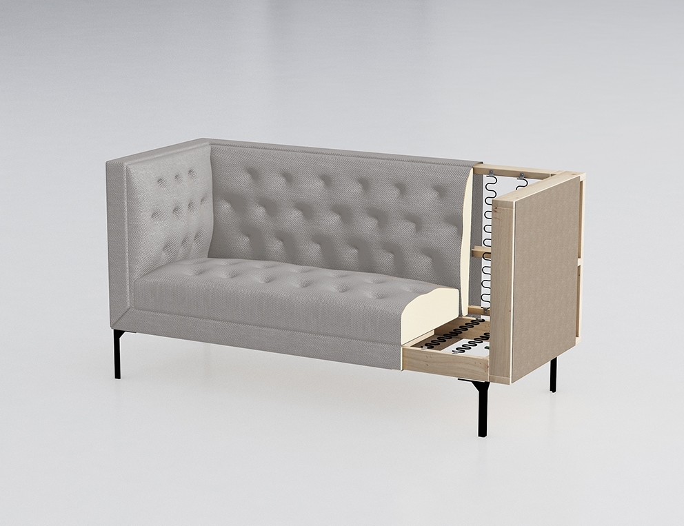 Lounge Sofa Troia Dreisitzer