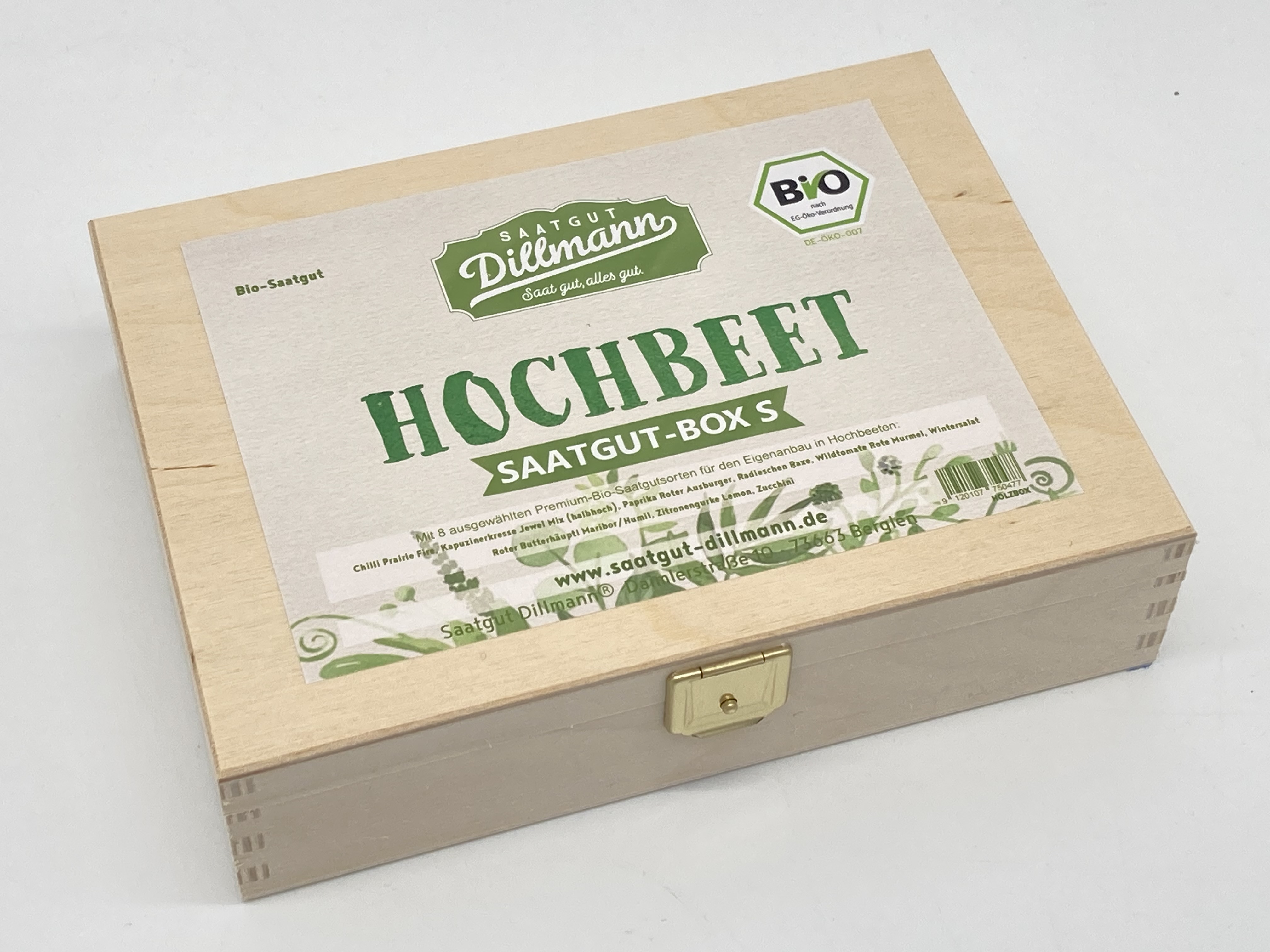 Bio-Saatgut-Holzbox S - Hochbeet