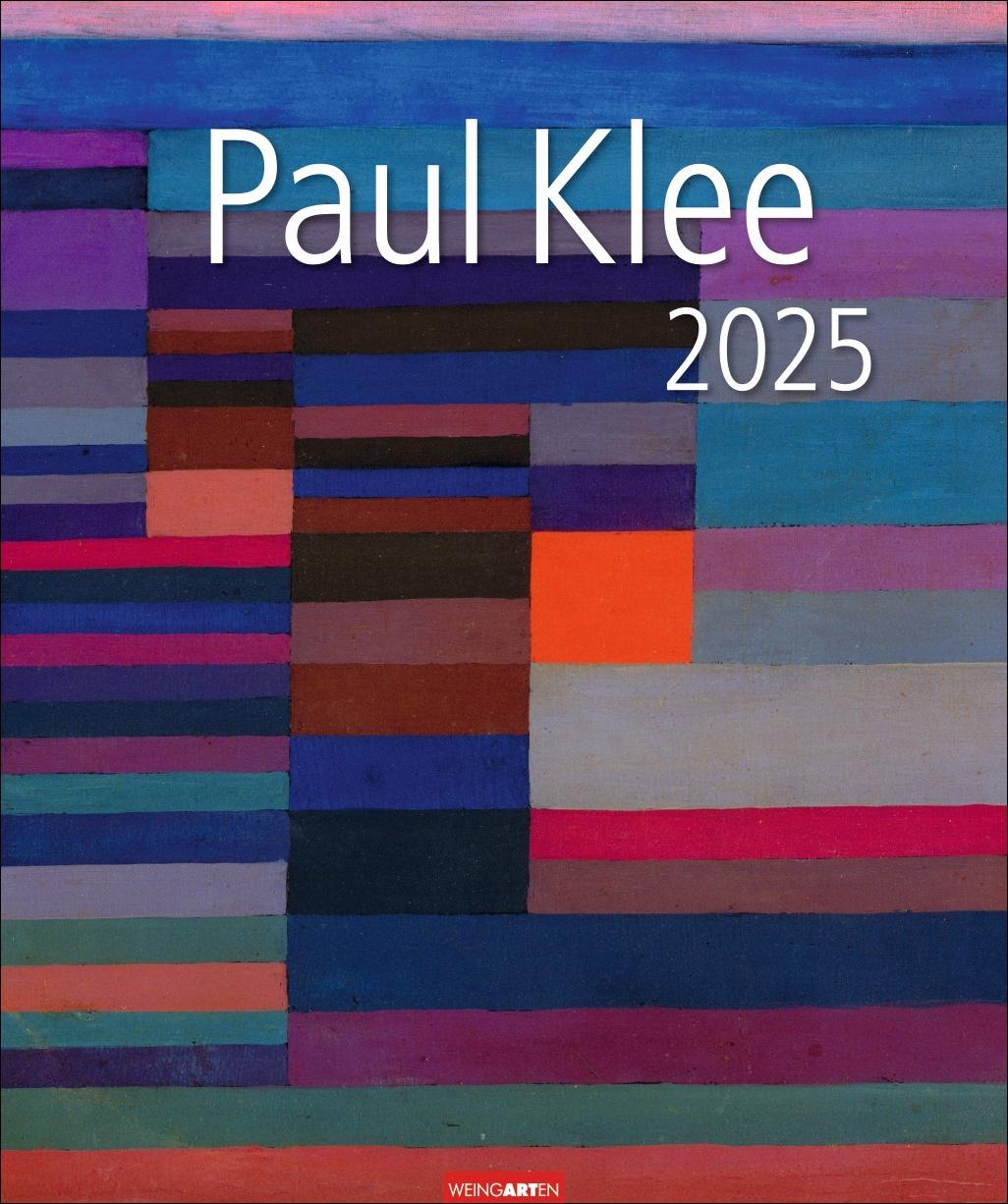 Paul Klee Kalender 2025 Großer Wandkalender mit bekannten und selten gezeigten Werken des vielseitigen Künstlers. Kunstkalender im Großformat 46 x 55 cm.