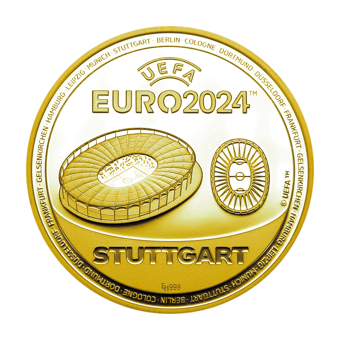 UEFA EURO 2024 Stuttgart - gold