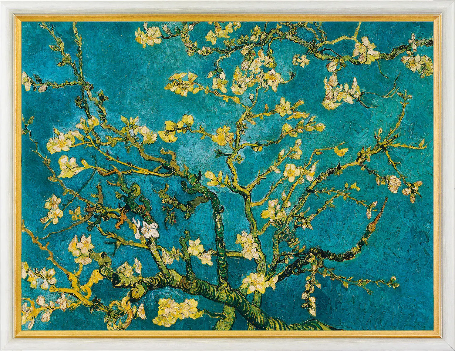 Gemälde "Blühende Mandelbaumzweige" (1890) – Vincent van Gogh