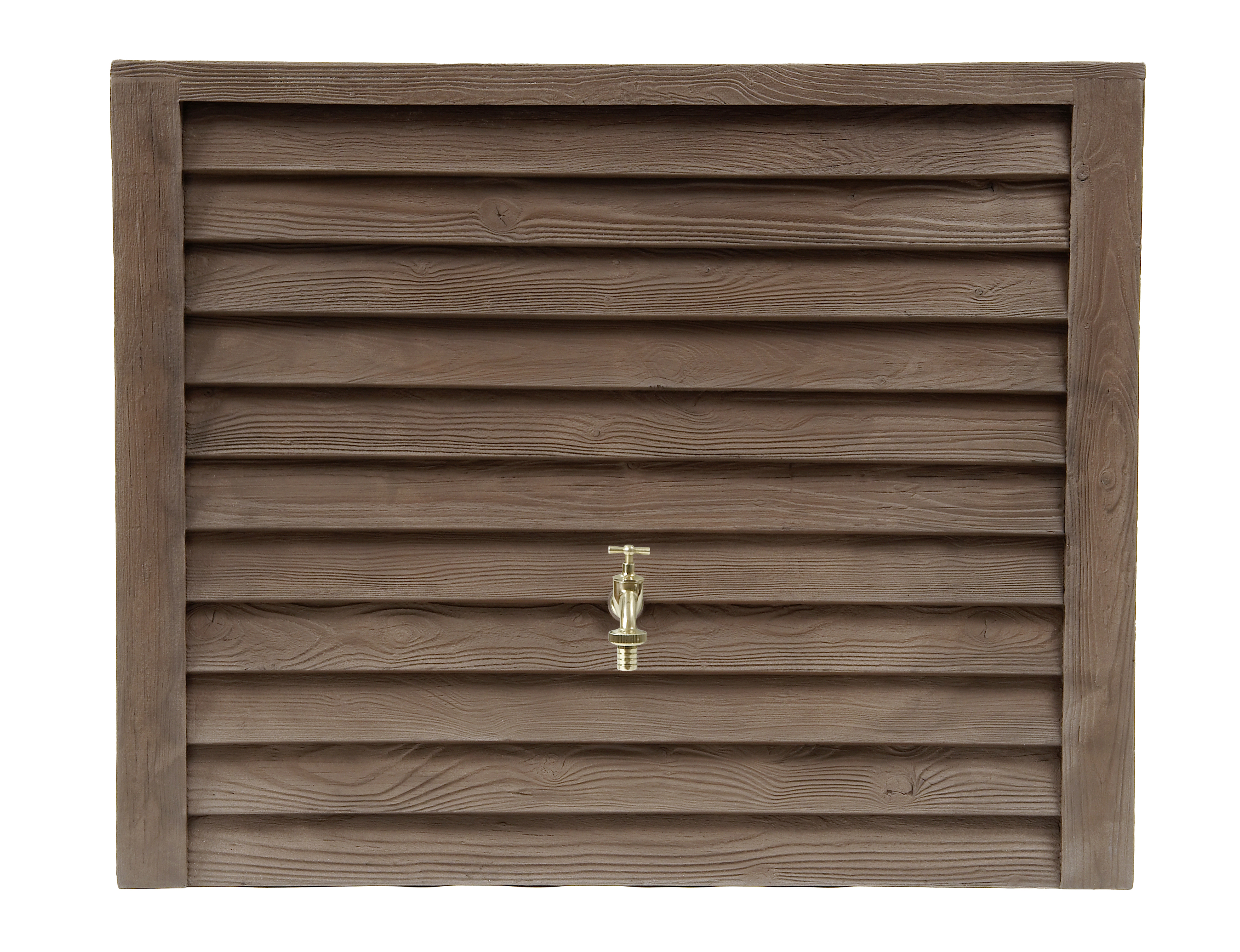 Regentonne Komplettset | Wandtank Woody 230 L