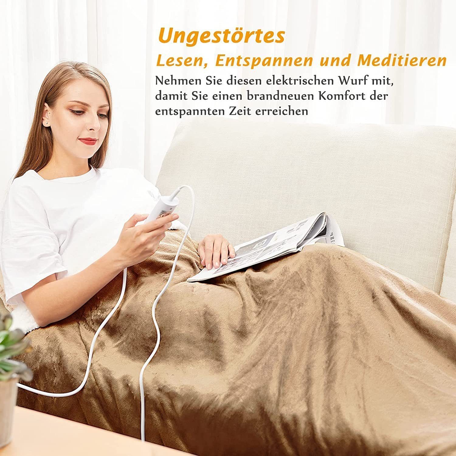 Heizdecke mit Abschaltautomatik 10 Heizstufen