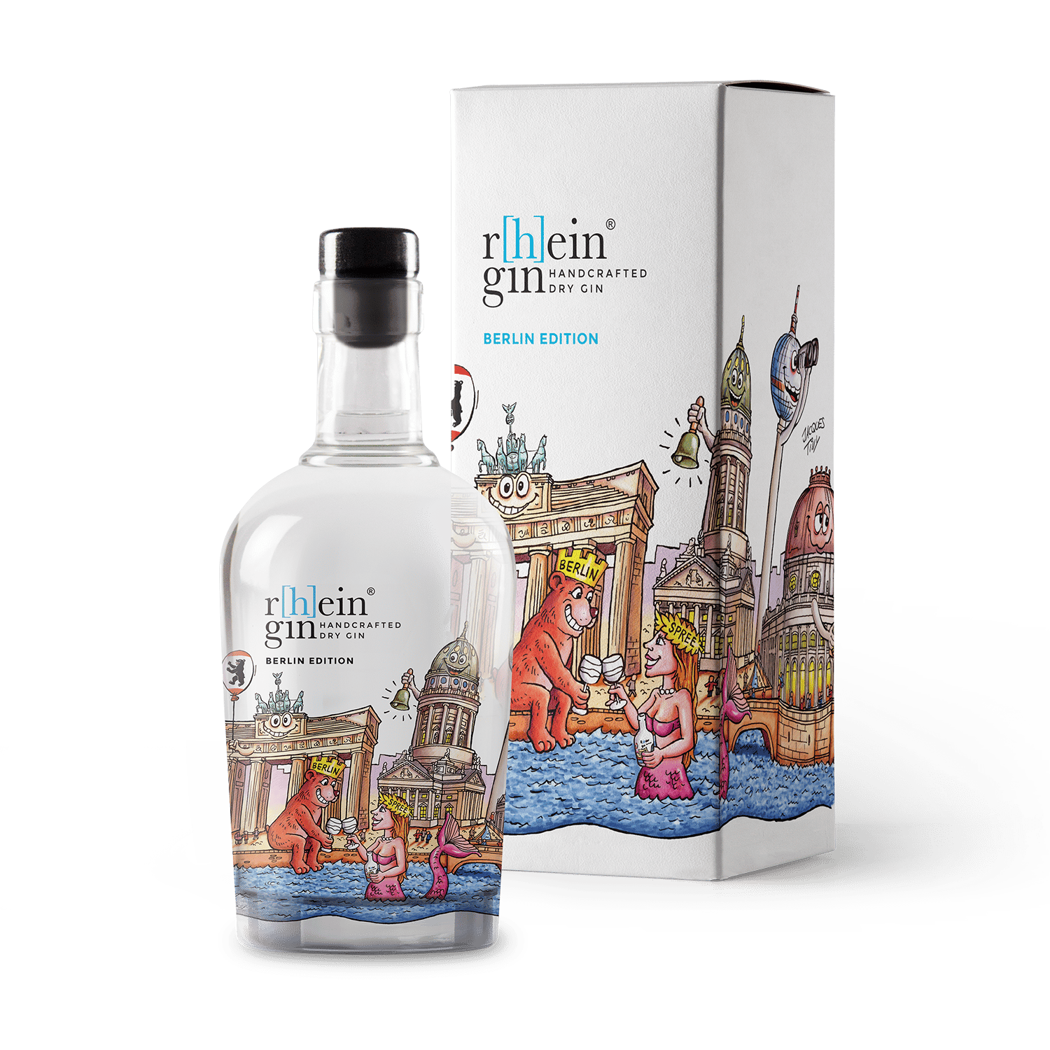 Handcrafted Dry Gin - r[h]eingin - Tilly Berlin Edition