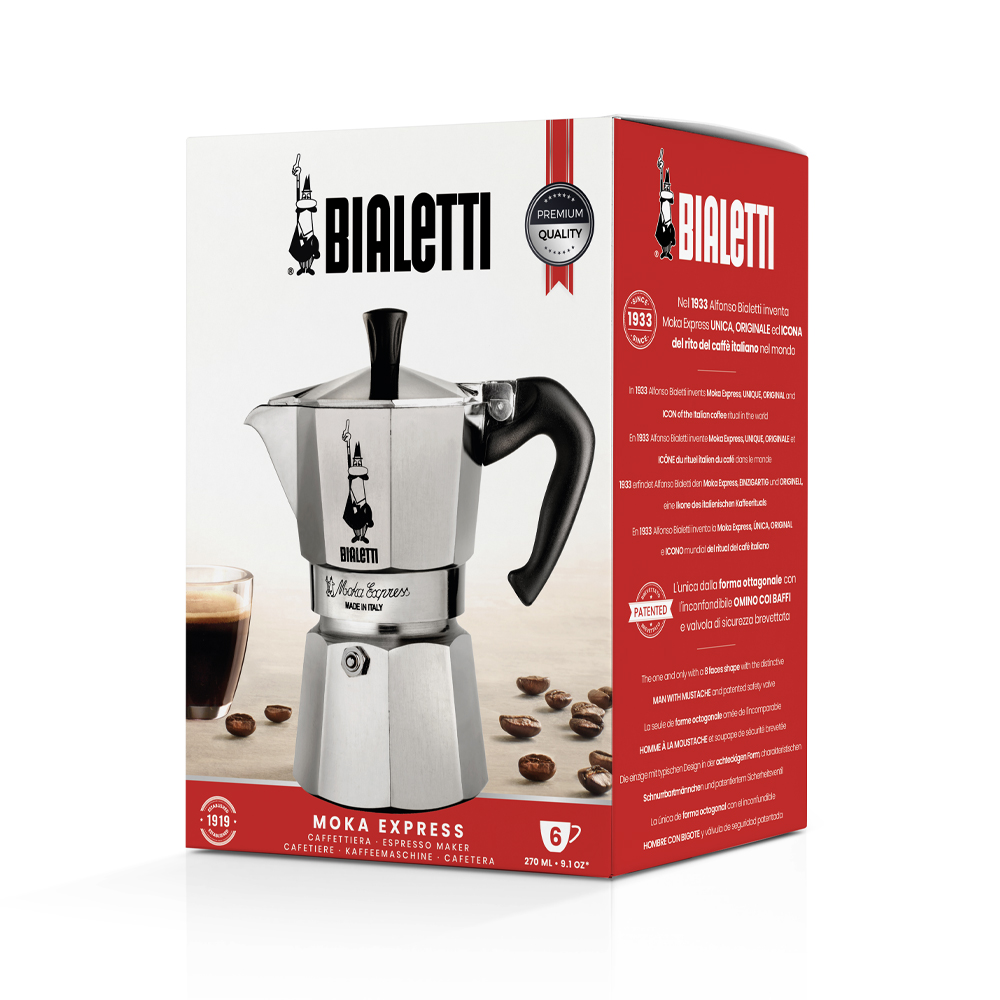 Geschenkset Espressokocher Moka Express Bialetti