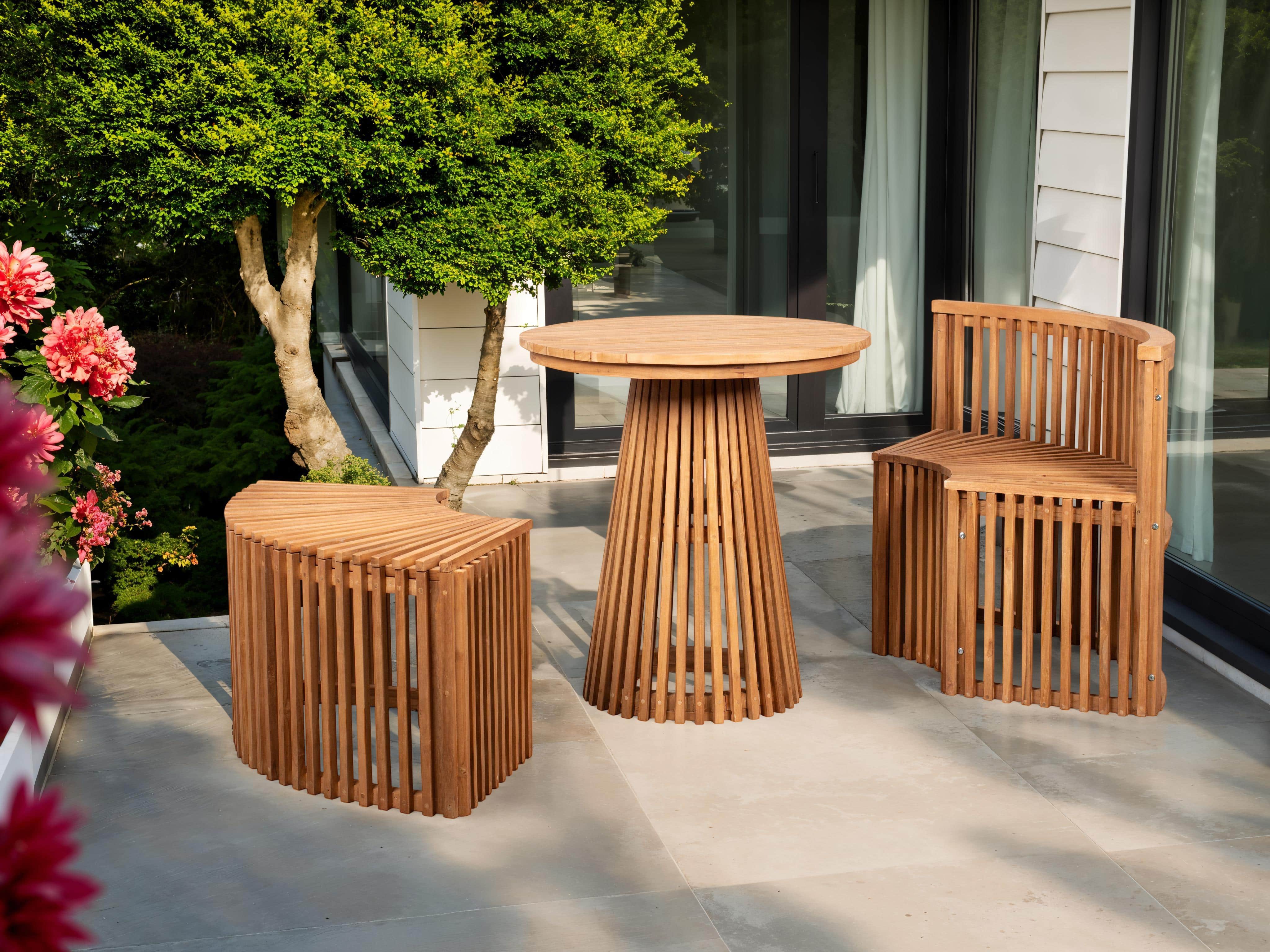 Sitzgarnitur 3tlg. Teak – Henfield | Ideen für Haus und Garten